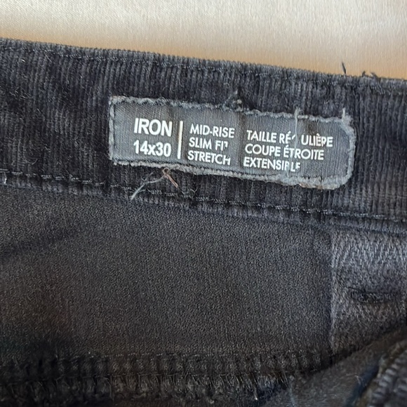 Buffalo women’s 14x30 black stretch corduroy pants - Picture 5 of 5